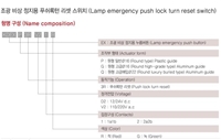 LAMP EMERGENCY PUSH LOCK TURN RESET  SWITCH KDEX-P3RV21R