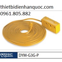 Ổ cắm Hàn Quốc dây10m 3 lỗ có lắp bảo vệ DYM-G3G-P